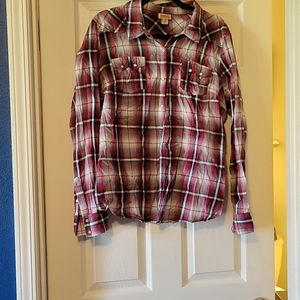 Plaid long sleeve